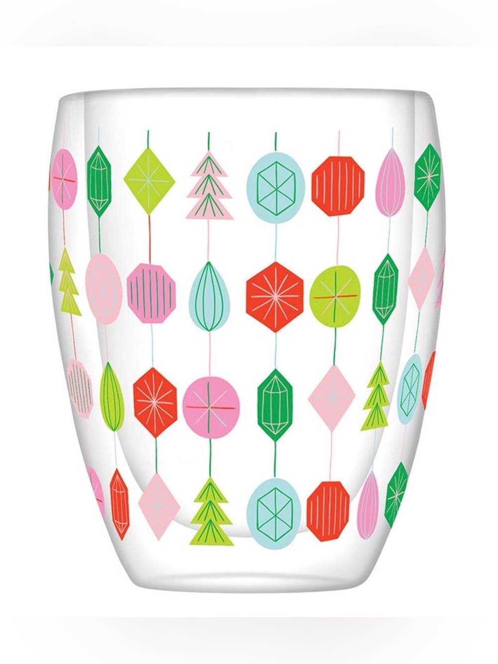 Slant Double-Wall Stemless Wineglass - Ornaments - NIB